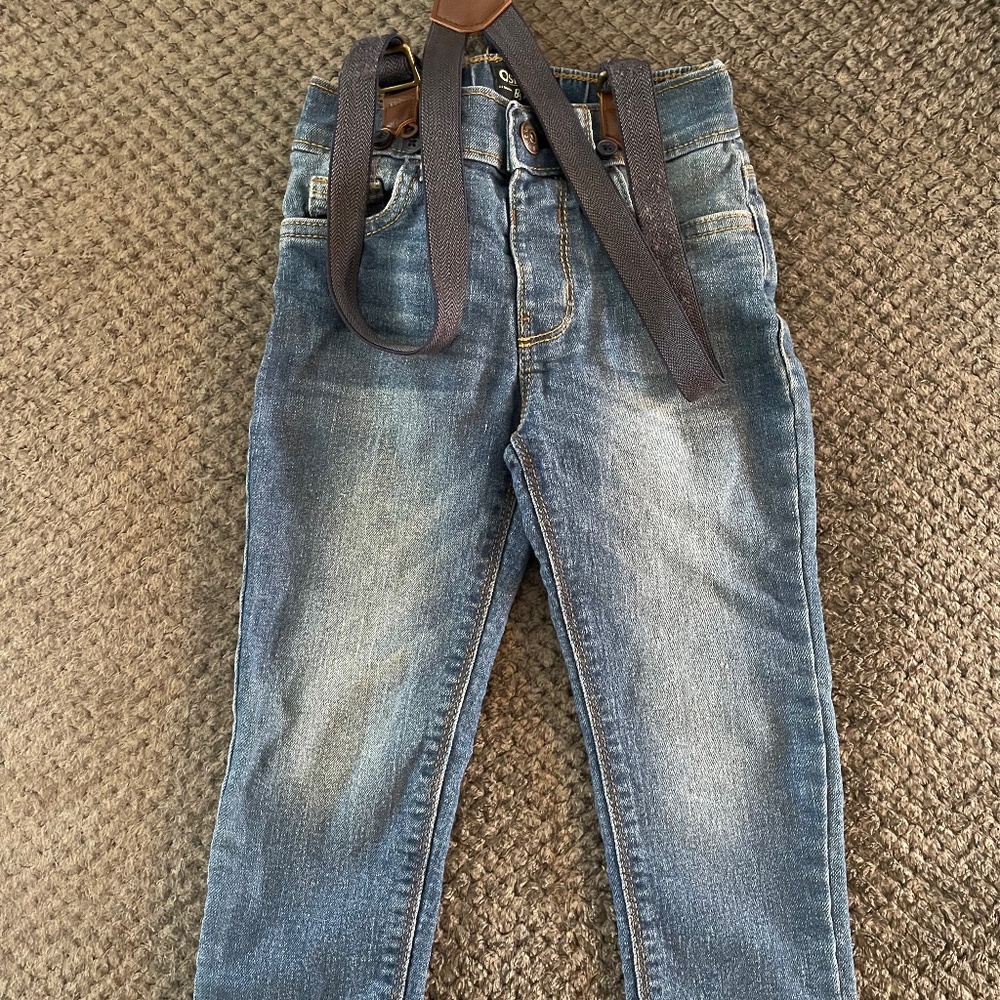 Oshkosh Suspender Skinny Jeans